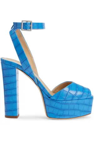 Giuseppe Zanotti Belly 120mm sandaler med krokodilletryk