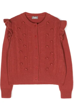 Il gufo Kabelstrikket cardigan