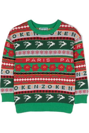 Kenzo Holiday trøje med jacquard-mønster