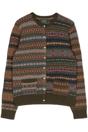 Ralph Lauren Fair isle intarsiastrikket cardigan