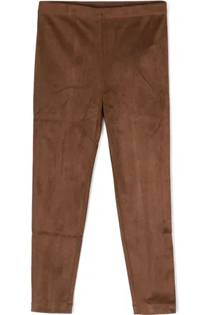 Ralph Lauren Leggings i imiteret ruskind med smalt snit