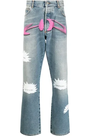 Heron Preston Jeans med lige ben og logotryk