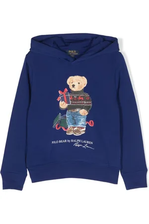 Ralph Lauren Polo Poony hættetrøje i fleece og jersey
