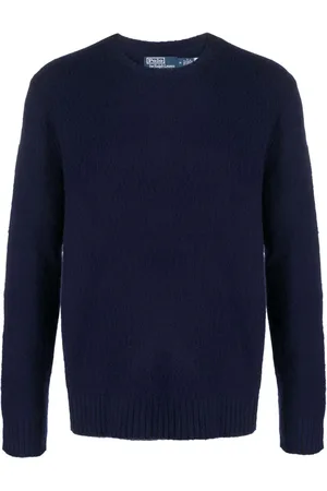 Ralph Lauren Trøje med børstet effekt og rund hals