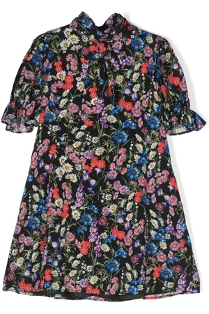 Dolce & Gabbana Kort kjole med blomstertryk