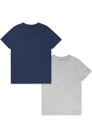 Ralph Lauren T-shirt med logo-broderi (pakke med to)