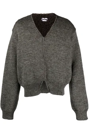 MAGLIANO Cardigan med lynlås og V-hals