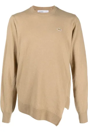 Comme des Garçons X Lacoste asymmetrisk sweater i uld
