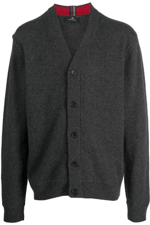 Paul Smith Cardigan med V-hals i merinould