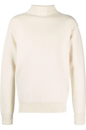 Jil Sander Uldtrøje med rullekrave