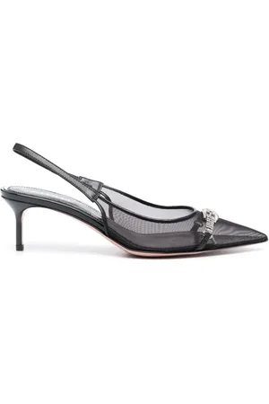 GEDEBE 50mm slingback-sandaler med krystaludsmykning