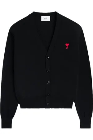 Ami Uldcardigan med broderet logo