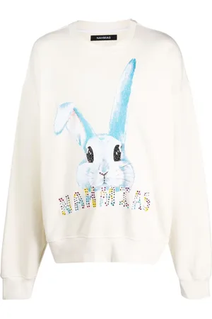 Nahmias Sweatshirt med rhinstenudsmykning