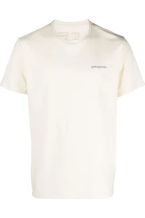 Patagonia T-shirt med rund hals og logotryk