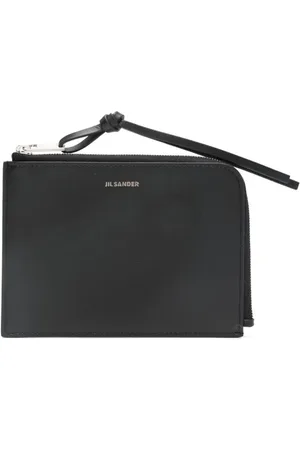 Jil Sander Giro læderpung med præget logo
