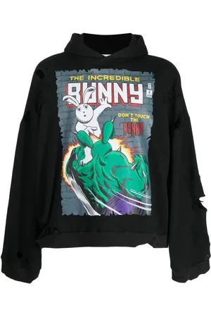 Natasha Zinko Hættetrøje med The Incredible Bunny-tryk