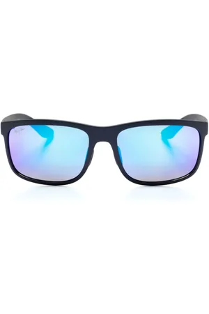 Maui Jim Huelo solbriller med firkantet stel