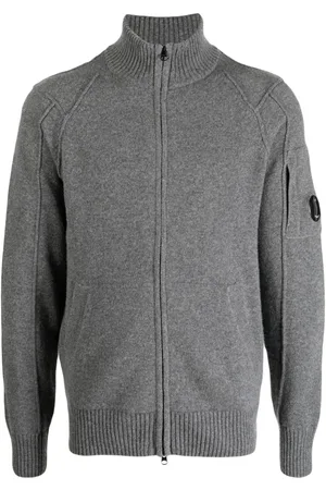 C.P. Company Cardigan med linsedetalje