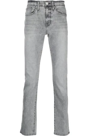 Frame Skinny-jeans med lav talje