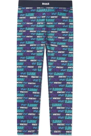HUGO BOSS Tonede leggings med logotryk