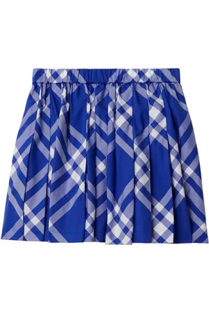 Burberry Kort ternet nederdel med plisseringer