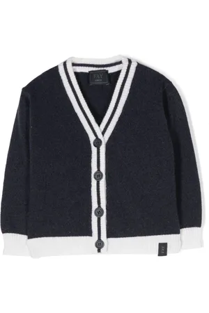 FAY Tofarvet uldcardigan