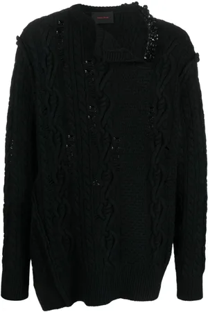 Simone Rocha Perledekoreret trøje i merino