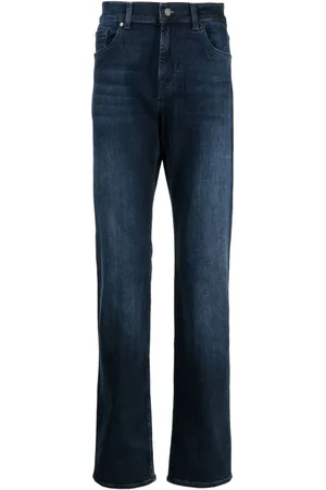 7 for all Mankind Jeans med lige ben og mellemhøj talje