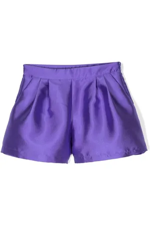 DOUUOD KIDS Plisserede korte shorts i satin