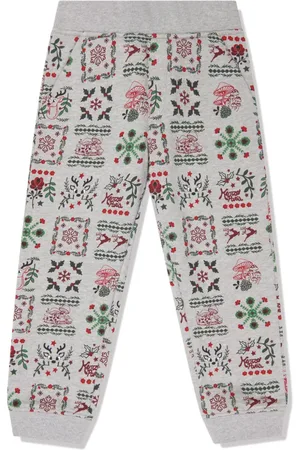 Kenzo Joggingbukser med monogram-mønster