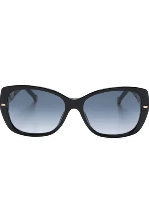 Carolina Herrera Oversize solbriller med tonet glas