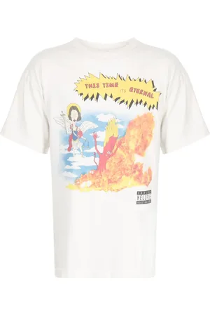 SAINT MXXXXXX T-shirt med tegneserietryk