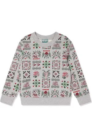 Kenzo T-shirt i jersey med monogram-mønster