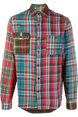 Ralph Lauren Skotskternet skjorte med patchwork