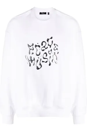 FIVE CM Sweatshirt med prægede bogstaver