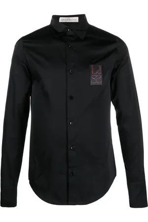 Ludovic De Saint Sernin Skjorte med krystaludsmykket logo