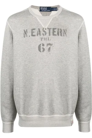 Ralph Lauren Sweatshirt med rund hals og grafisk tryk