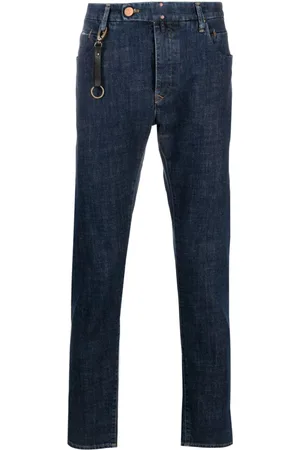 Incotex Jeans med smal pasform og logomærke