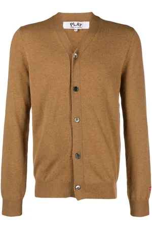 Comme des Garçons Cardigan med knapper og V-hals