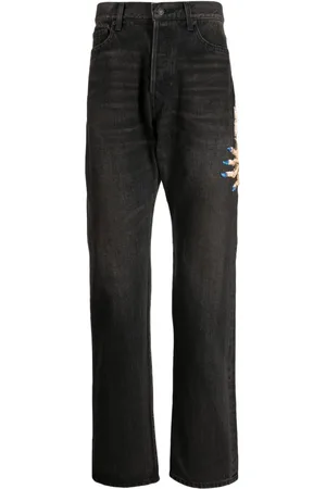UNDERCOVER Perledekorerede jeans med lige ben