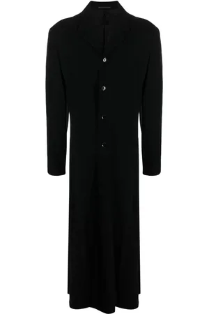 YOHJI YAMAMOTO Enkeltradet frakke med hakrevers