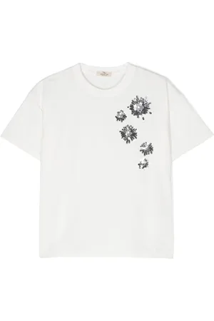 Le pandorine T-shirt med pallietudsmykning