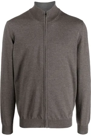 corneliani Uldcardigan med broderet logo