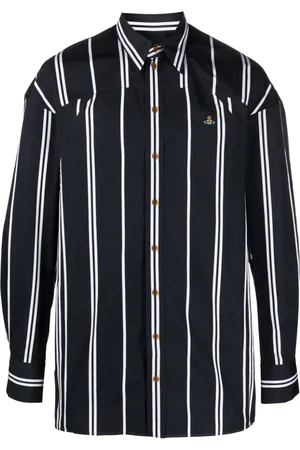 Vivienne Westwood Stribet skjorte med orb-logo
