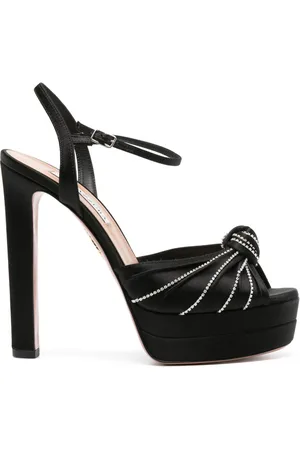 Aquazzura Atelier 140mm sandaler med krystaludsmykning