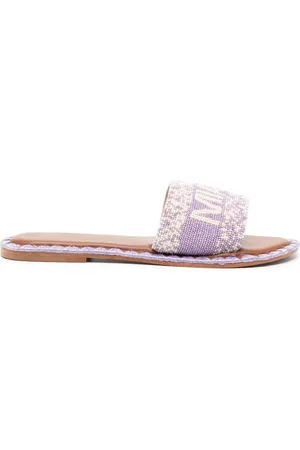 De Siena shoes Miami sandaler i læder med perleudsmykning