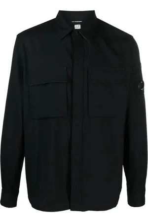 C.P. Company Skjorte med linsedetalje og knapper