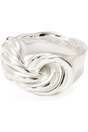 Jil Sander Ring med flettet detalje