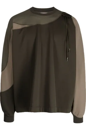 YOSHIO KUBO Sweatshirt med bindelukning og rund hals