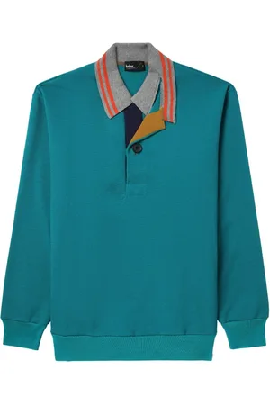 Kolor Polo med patchwork-detalje
